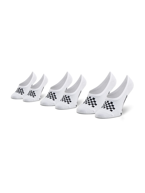 Vans Set Od 3 Para ženskih Niskih čarapa Classic Canoodle VN0A48HDYB21 Bijela