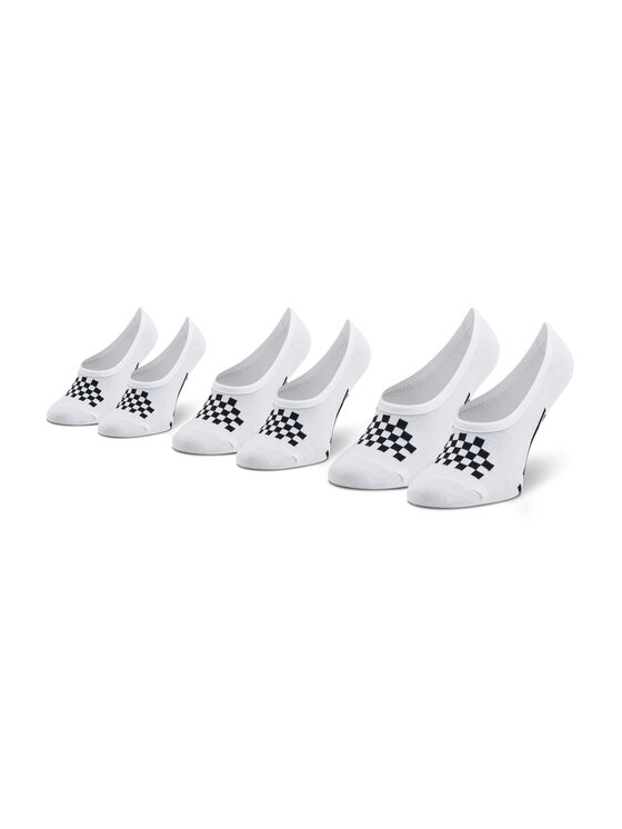 Set de 3 perechi de șosete scurte de damă Vans Classic Canoodle VN0A48HDYB21 White/Black