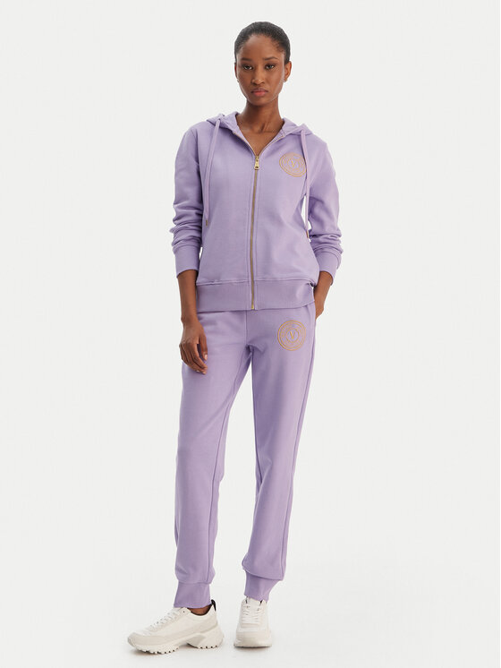 Versace Jeans Couture Versace Jeans Couture Pantaloni da tuta 80HAAT02 CF01T Viola Regular Fit