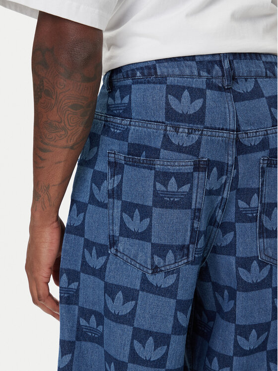 adidas adidas Džínsy JY2993 Modrá Regular Fit