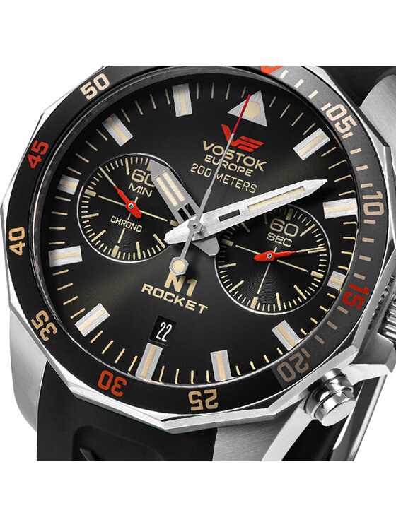 Vostok Europe Vostok Europe Zegarek 6S21-225A618S Czarny