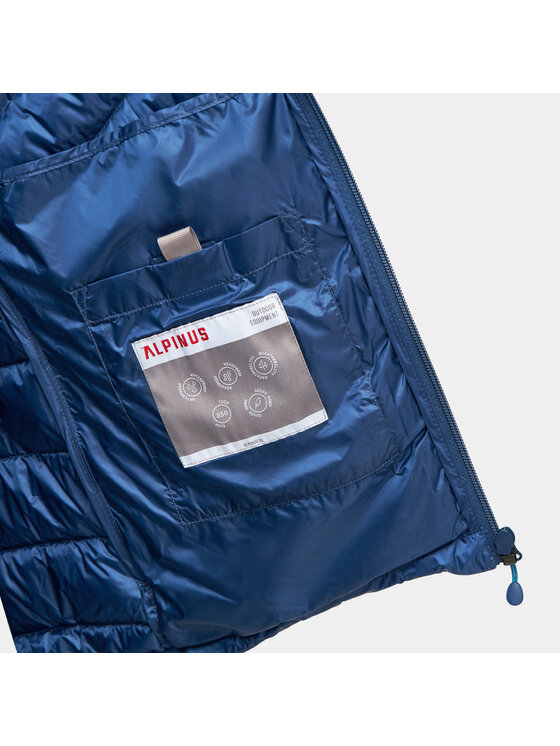 Alpinus Alpinus Kurtka puchowa Pollux Niebieski Regular Fit