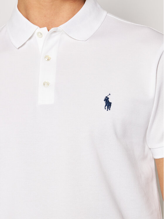 Polo Ralph Lauren Polo Ralph Lauren Polo 710541705 Biały Slim Fit