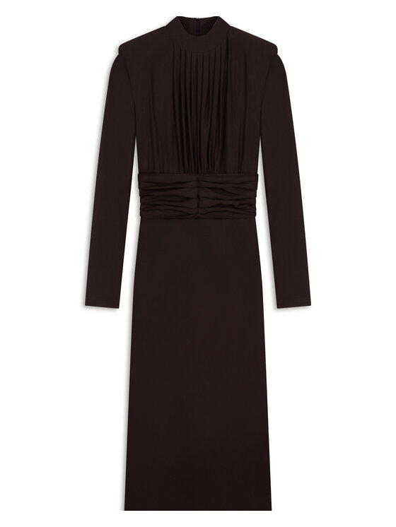 MARI PRETI MARI PRETI Abito da cocktail Deluna Marrone Slim Fit