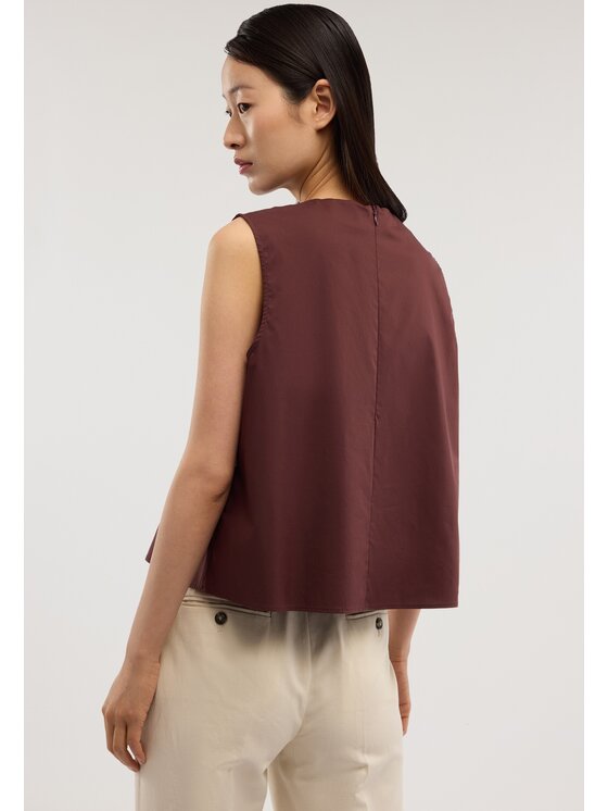 Trussardi Trussardi Top D460A000403N046 Bordeaux Regular Fit