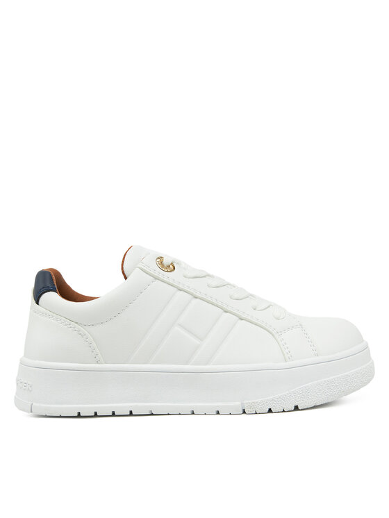 Gyerek Sportcipők Tommy Hilfiger, Méret: 30, Fehér, Low Cut Lace-Up Sneaker T3X9-33857-1355 M