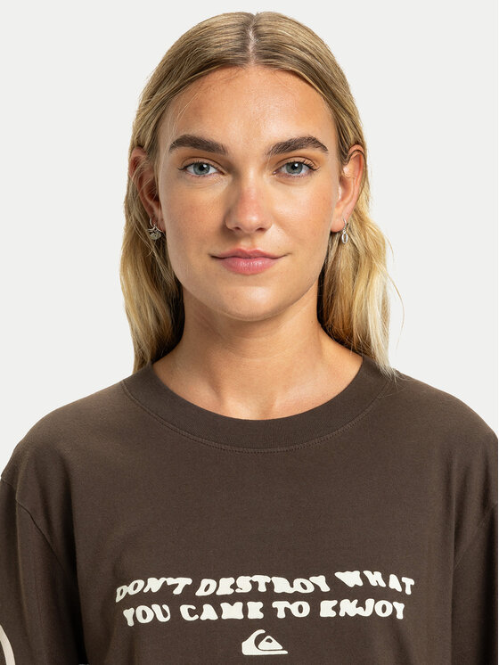 Quiksilver Quiksilver Blusa Standard  EQWZT03200 Marrone Regular Fit