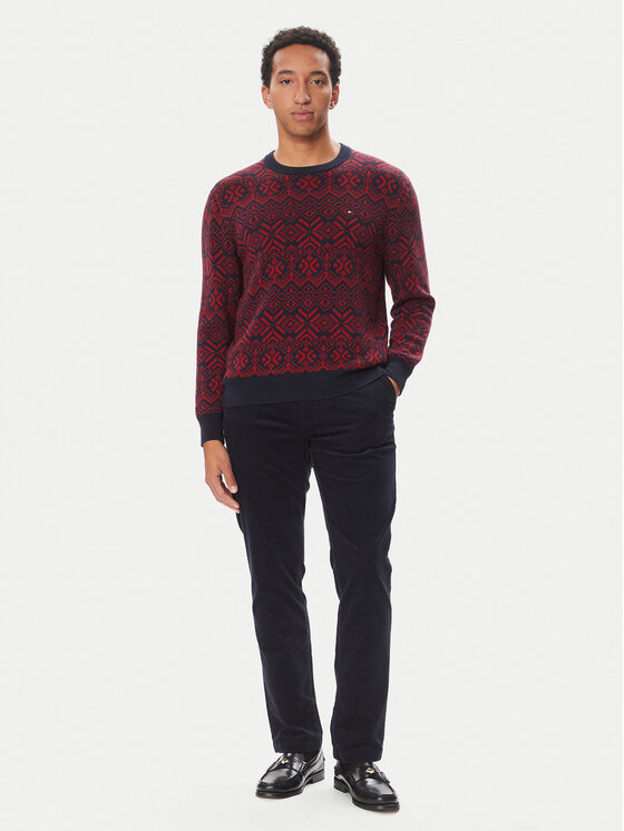 Tommy Hilfiger Tommy Hilfiger Παντελόνι chino MW0MW44822 Σκούρο μπλε Regular Fit