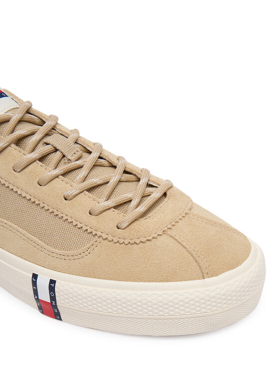 Tommy Hilfiger Tommy Hilfiger Tenis superge Archive Vulc Y2K EM0EM01760 Temno bež