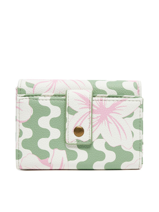 Roxy Roxy Малък дамски портфейл Sideral Love ERJAA04366 Зелен