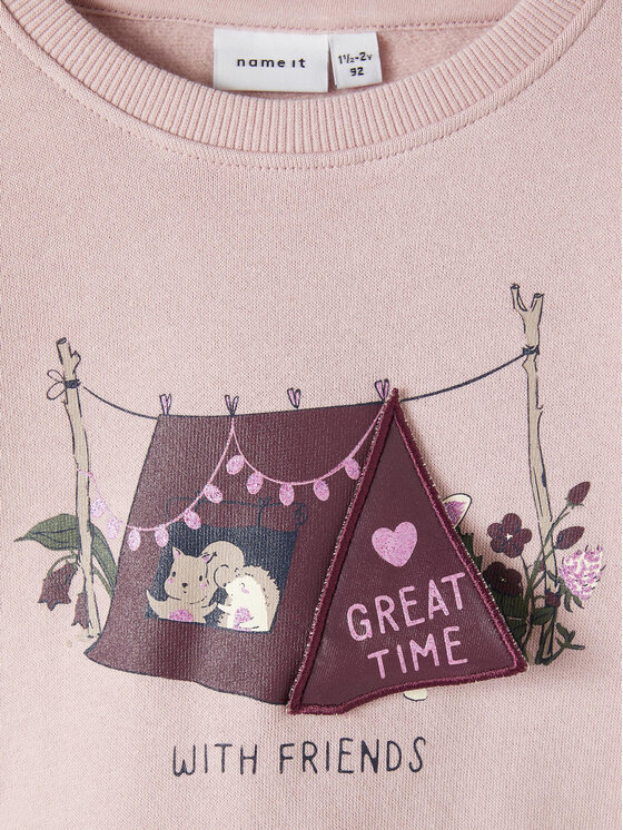 NAME IT NAME IT Sweatshirt 13207313 Rosa Regular Fit