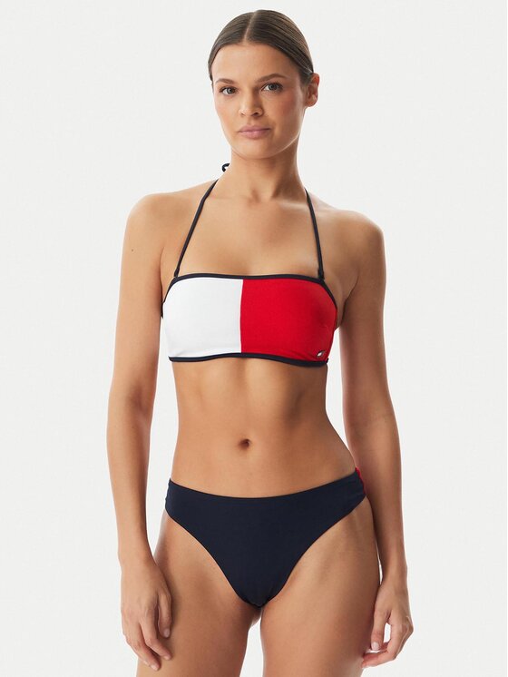Tommy Hilfiger Tommy Hilfiger Bikini alumine osa UW0UW06573 Tumesinine