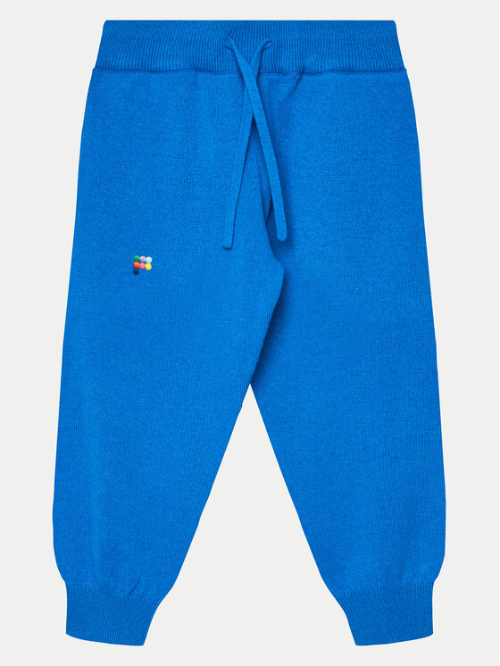 Pangaia Teplákové nohavice Recycled Cashmere Modrá Relaxed Fit