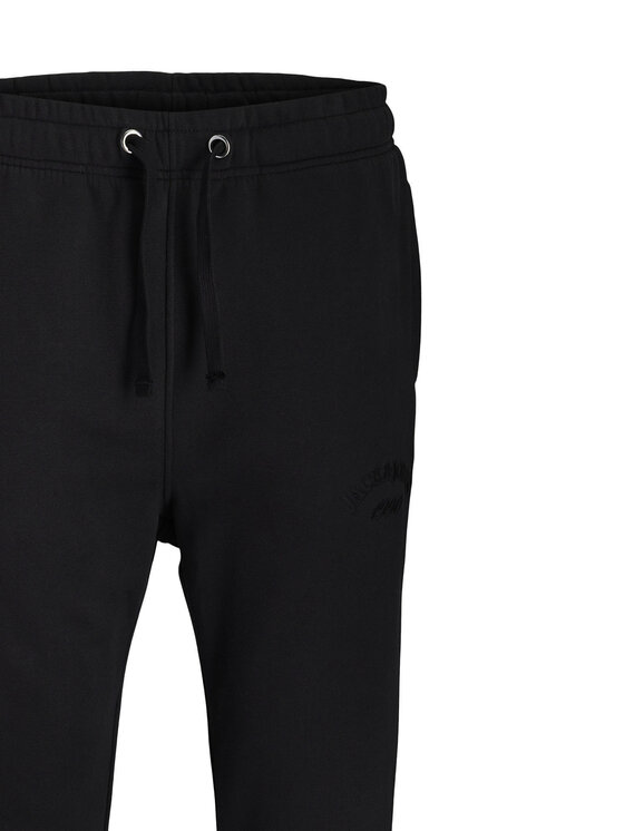 Jack & Jones Jack & Jones Teplákové kalhoty Kane Bleecker 12287165 Černá Relaxed Fit