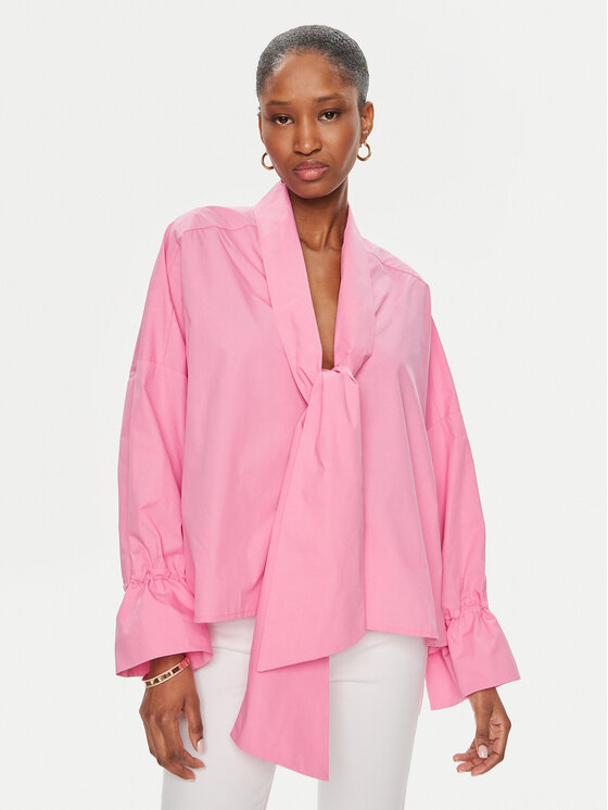 Pinko Blūze Dedita Camicia 103460 A19U Rozā Oversize