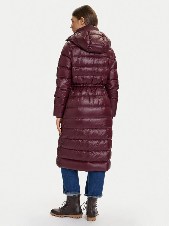 Tommy Hilfiger Tommy Hilfiger Zimski plašč WW0WW47356 Bordo rdeča Regular Fit