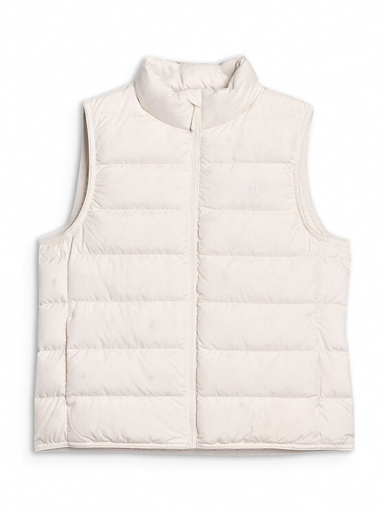 4F 4F Kamizelka MIDSHOP TEXTILE Biały Regular Fit