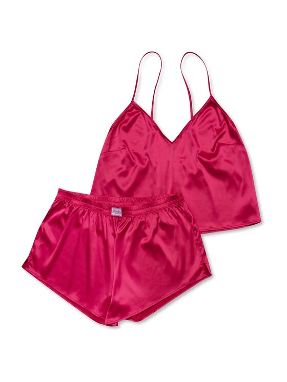 Esotiq Esotiq Piżama 42242 Różowy Regular Fit