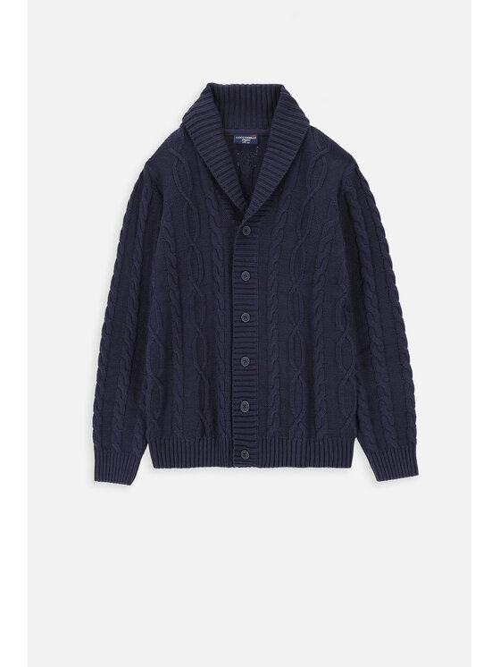 Coccodrillo Coccodrillo Sweter ZC3172204BSB-015 Granatowy Regular Fit