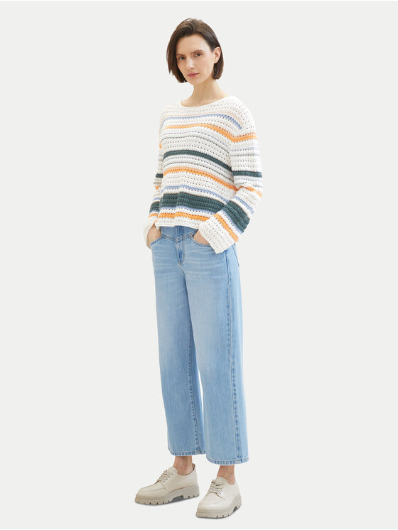 Tom Tailor Tom Tailor Sveter 1040352 Farebná Loose Fit