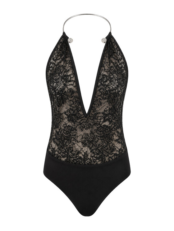 PHILIPP PLEIN PHILIPP PLEIN Body 31046 Czarny Skin Tight Fit