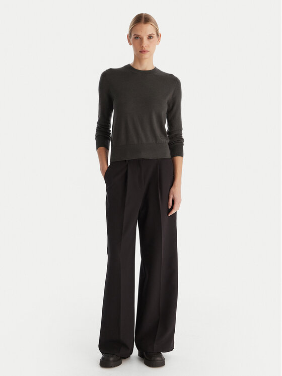 Calvin Klein Calvin Klein Пуловер LV044D370G Сив Regular Fit