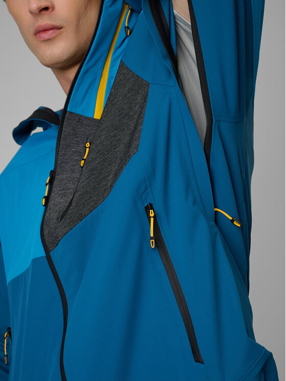 4F 4F Kurtka wielofunkcyjna TREKKING Niebieski Regular Fit