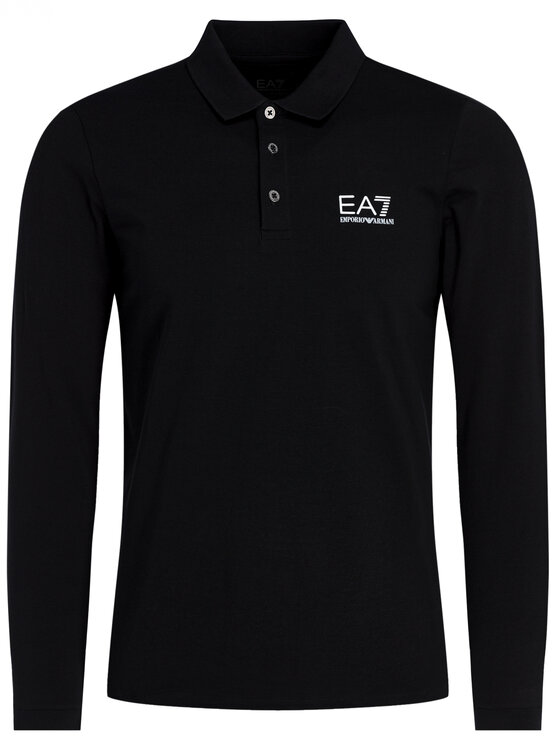 EA7 Emporio Armani EA7 Emporio Armani Polokošile 8NPF05 PJM5Z 1200 Černá Regular Fit