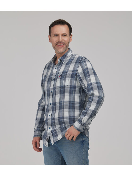 Lee Cooper Lee Cooper Koszula WILL Szary jasny Regular Fit