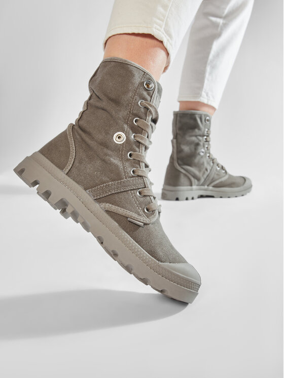 Palladium Palladium Schnürstiefeletten Us Baggy F 92478-361-M Grün