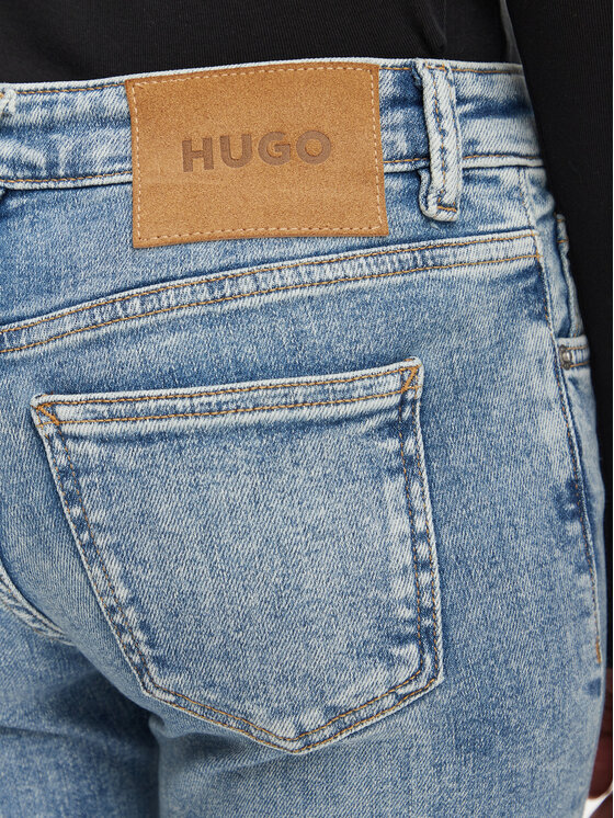 HUGO HUGO Traperice Gelissa 50568888 Plava Bootcut Fit