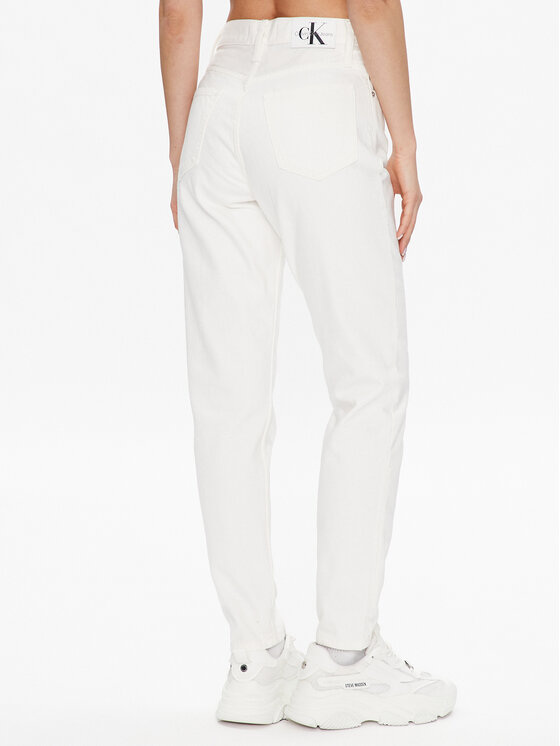 Calvin Klein Jeans Calvin Klein Jeans Дънки J20J220603 Бял Regular Fit