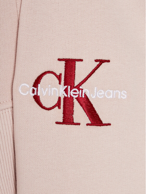 Calvin Klein Jeans Calvin Klein Jeans Džemperis Monogram IG0IG02424 Rožinė Relaxed Fit