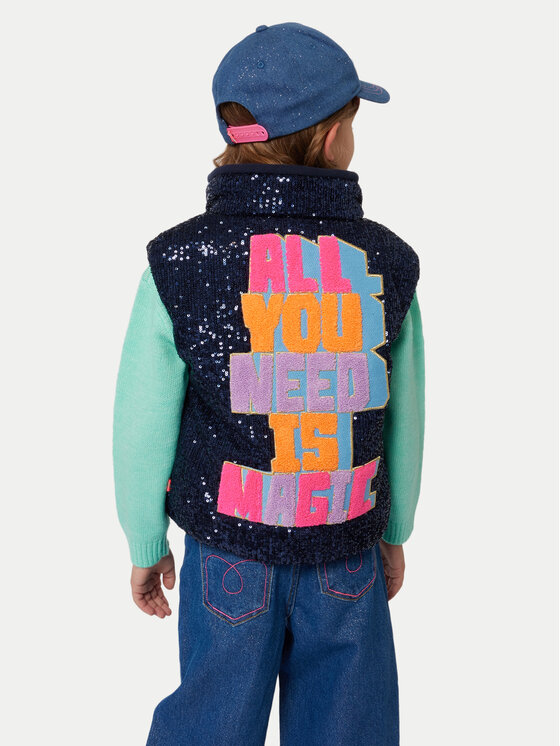 Billieblush Billieblush Traperice U20453 Plava Baggy Fit