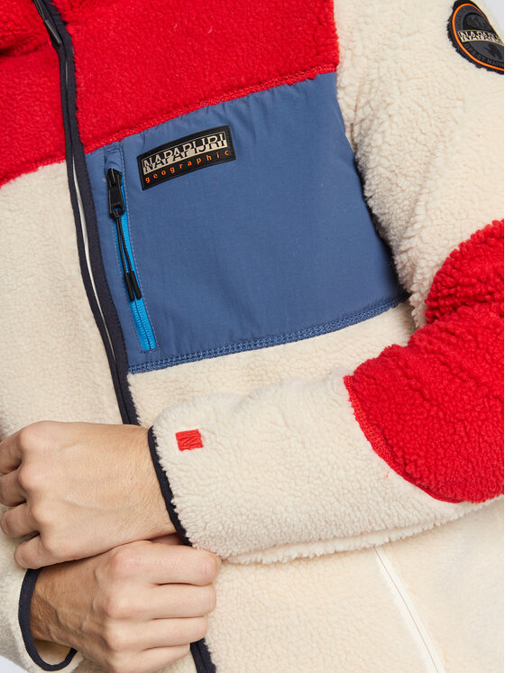 Napapijri Napapijri Fleecejacke Yupik NP0A4GNS Bunt Regular Fit