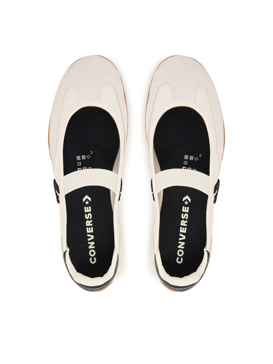 Converse Converse Baleríny Run Star Trainer Ballet Flat A16250C Écru