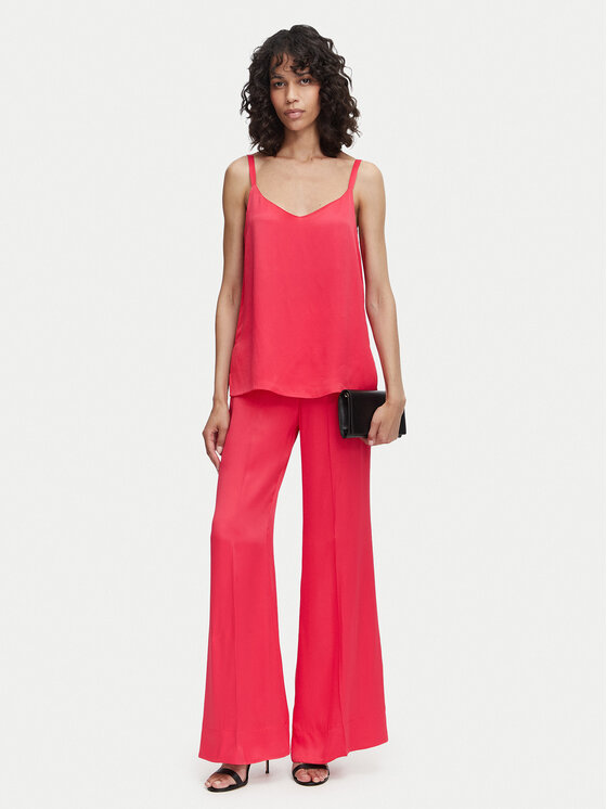 ACCESS FASHION ACCESS FASHION Spodnie palazzo 63-5082-875 Różowy Wide Leg