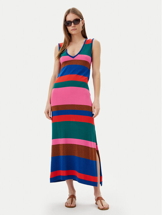 Lola Casademunt by Maite Lola Casademunt by Maite Úpletové šaty MS2516032 Barevná Regular Fit