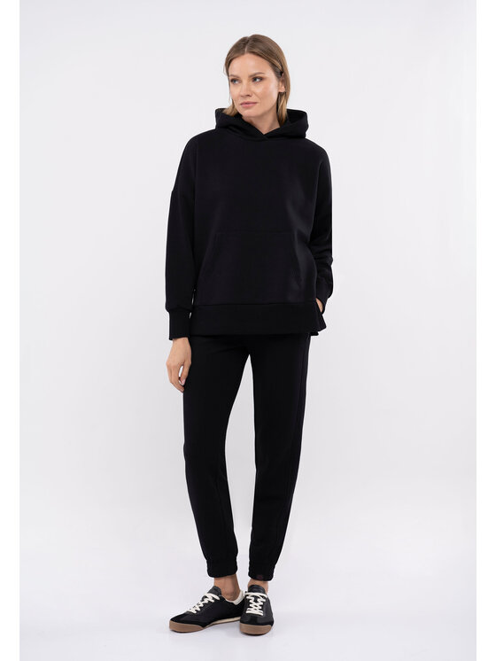 Volcano Volcano Bluza B-LOVE Czarny Comfort Fit