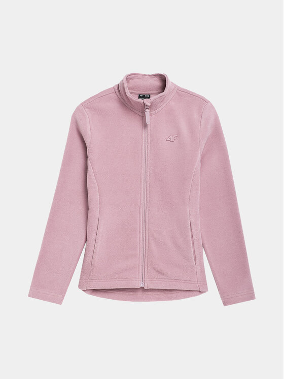 4F 4F Felpa di pile 4FJWSS24TFLEF166 Rosa Regular Fit