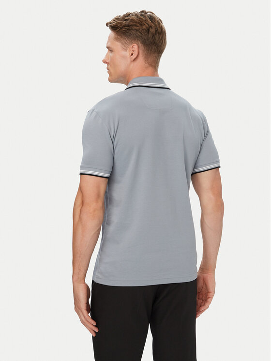 BOSS BOSS Polokošeľa Paul 50506193 Sivá Regular Fit