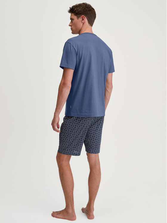 Calida Calida Piżama 47087 Niebieski Regular Fit