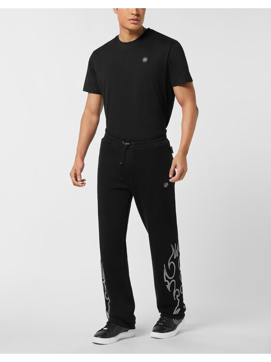 PHILIPP PLEIN PHILIPP PLEIN Spodnie dresowe 25995 Czarny Jogger Fit