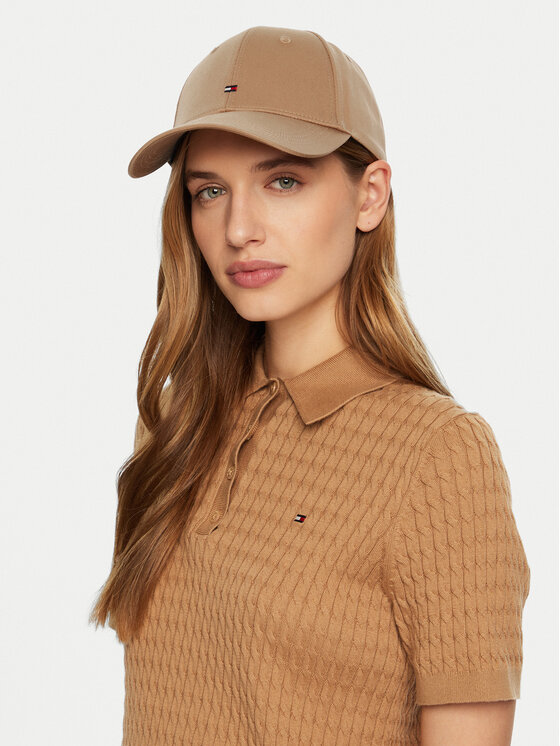 Șapcă Tommy Hilfiger AW0AW16844 Bej