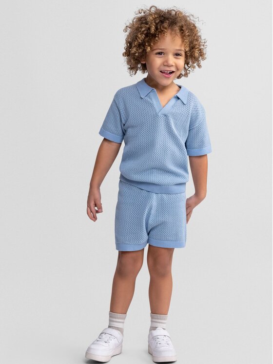 minoti minoti Zestaw 29KNIT200 Błękitny Regular Fit