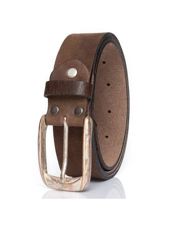 Mustang Mustang Pasek Męski BELT Brązowy