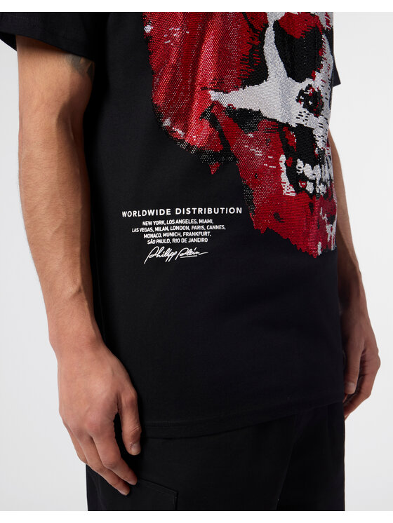 PHILIPP PLEIN PHILIPP PLEIN T-Shirt 28970 Czarny Regular Fit
