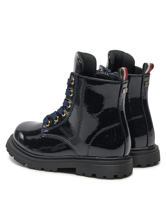 Tommy Hilfiger Tommy Hilfiger Csizma Lace-Up Bootie T1A5-33564-1237 M Sötétkék