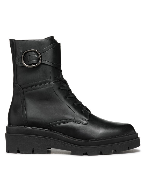 Geox Geox Kotníková obuv D Felleny D46XEB 00043 C9999 Černá
