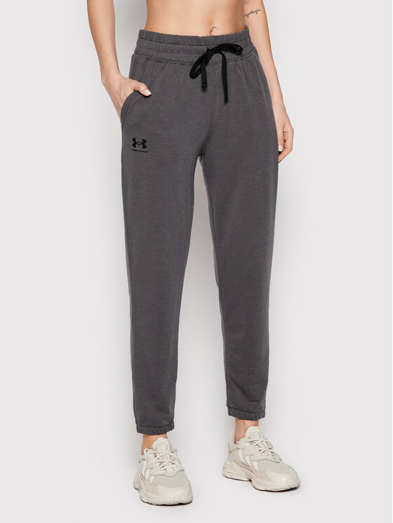 Under Armour Spodnji del trenirke Ua Rival Terry 1369854 Siva Relaxed Fit